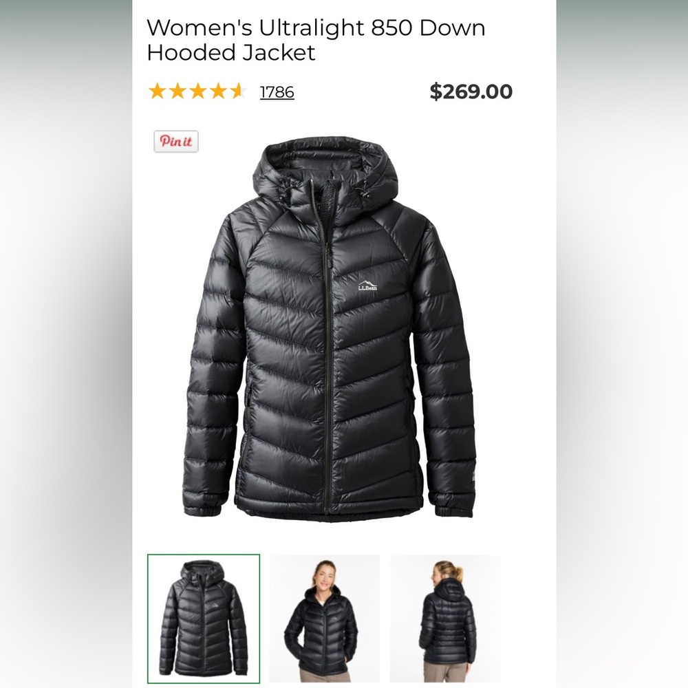Women's Ultralight 850 Down Hooded Jacket